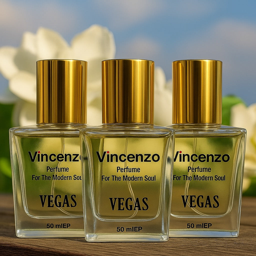 Bundle of 3 | Vincenzo Vegas Parfume| 50 ml Each | Premium Long-Lasting Perfume for Men