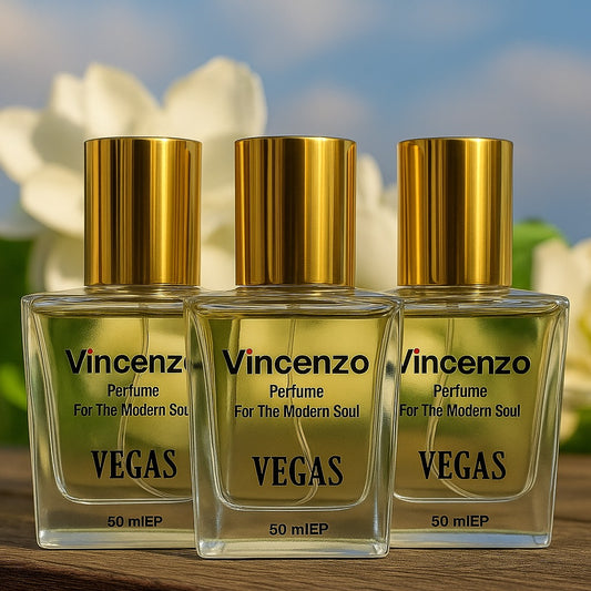 Bundle of 3 | Vincenzo Vegas Parfume| 50 ml Each | Premium Long-Lasting Perfume for Men